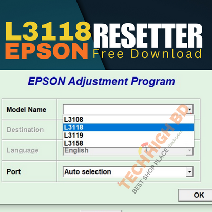 Epson l3118 adjustment program download techhighBD