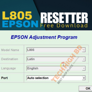 Epson l805 resetter free download techhhighbd