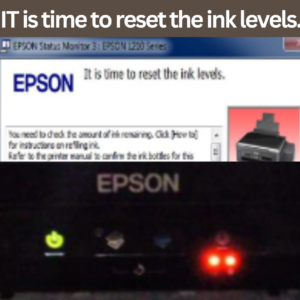 it is time to reset the ink level epson l210 and L355 techhighBD