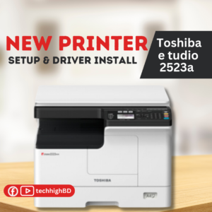 toshiba e studio 2523a setup and unboxing driver install